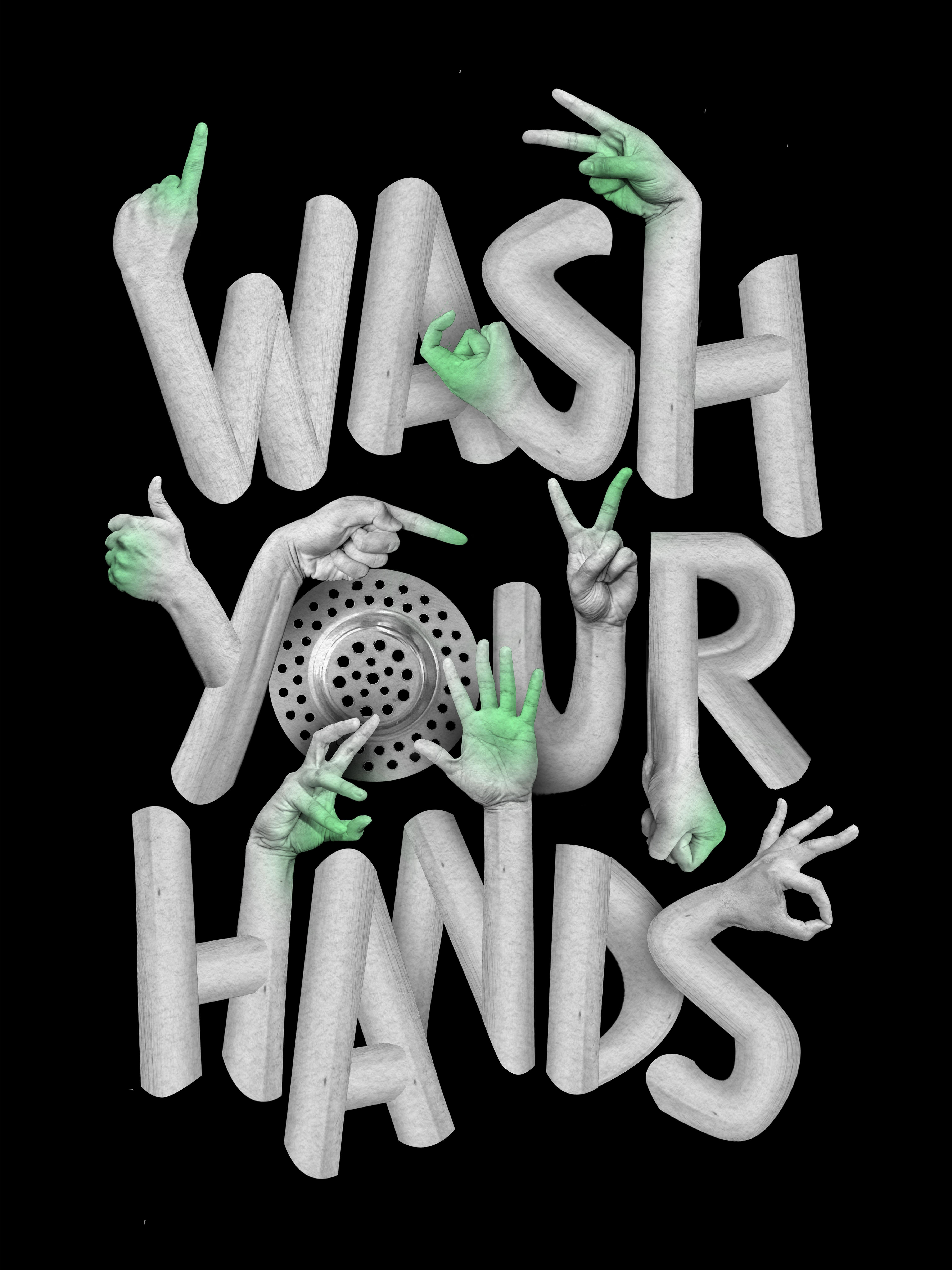 covid-19 wash your hands poster
